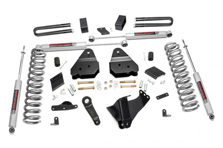 Rough Country Lift Kits 4.5 Inch Suspension Lift Kit 11-14 F-250 4WD Diesel No Factory Overload Rough Country - 530.20