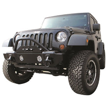 Load image into Gallery viewer, Rampage Bumpers - Steel Rampage 2007-2018 Jeep Wrangler(JK) Recovery Bumper Stubby Front - Black