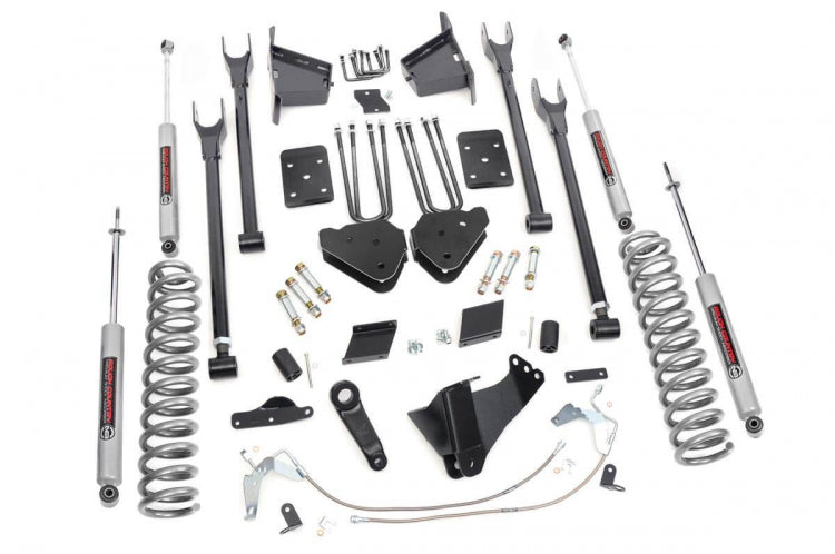 Rough Country Lift Kits 6 Inch Ford 4-Link Suspension Lift Kit 11-14 F-250 4WD Diesel Rough Country - 532.20