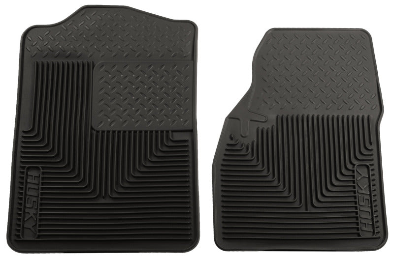 Husky Liners Floor Mats - Rubber Husky Liners 94-01 Dodge Ram 1500/2500/3500/80-96 Ford Bronco Heavy Duty Black Front Floor Mats