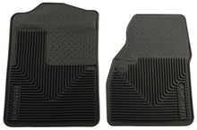 Load image into Gallery viewer, Husky Liners Floor Mats - Rubber Husky Liners 94-01 Dodge Ram 1500/2500/3500/80-96 Ford Bronco Heavy Duty Black Front Floor Mats