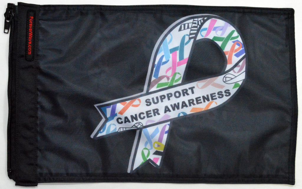 Forever Wave Specialty Car Flags Support Cancer Awareness Flag Forever Wave - 5369