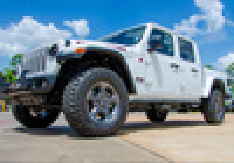 N-Fab Body Armor & Rock Rails N-Fab RKR Step System 2019 Jeep Wrangler JT 4 Door Truck Full Length - Tex. Black - 1.75in