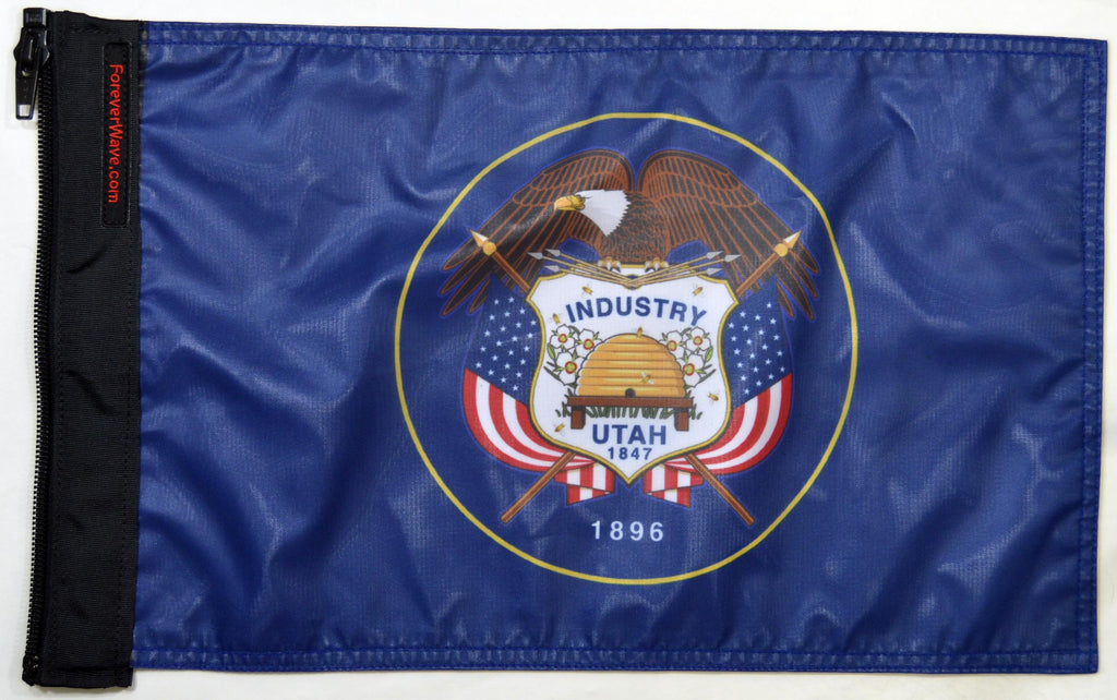 Forever Wave State Car Flags State Flag Utah Forever Wave - 5425