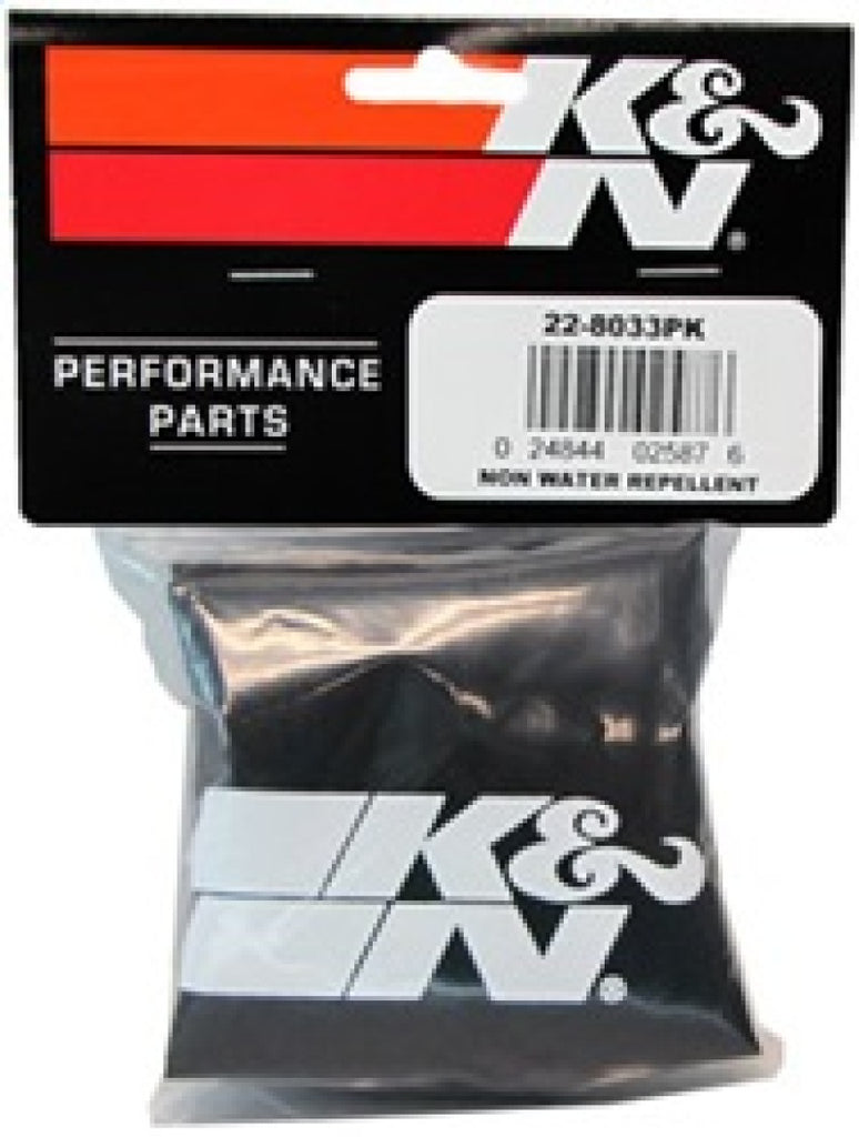K&N Engineering Pre-Filters K&N Precharger Tapered Air Filter Wrap Black 6in Height / 6in Diameter