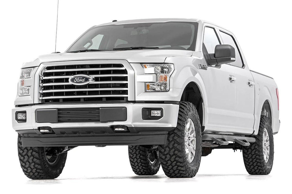 Rough Country Lift Kits 3.0 Inch Ford Bolt-On Arm Lift Kit w/ Vertex For 14-20 F-150 4WD Rough Country - 54550