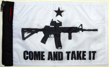 Load image into Gallery viewer, Forever Wave Historical Car Flags Gonzales Machine Gun Flag Forever Wave - 5457