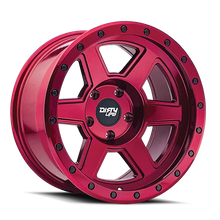 Load image into Gallery viewer, Dirty Life Wheels - Cast Dirty Life 9315 Compound 17x9 / 6x139.7 BP / -12mm Offset / 106mm Hub Crimson Candy Red Wheel