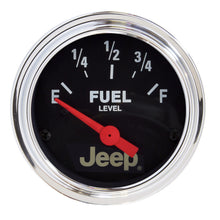 Load image into Gallery viewer, AutoMeter Gauges Autometer Jeep 52mm 73 OHMS Empty/8-12 OHMS Full Short Sweep Electronic Fuel Level Gauge