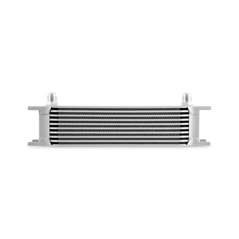 Mishimoto Oil Coolers Mishimoto Universal -8AN 10 Row Oil Cooler - Silver