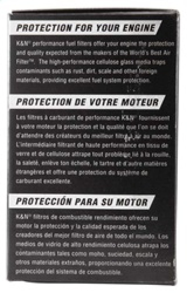 K&N Engineering Fuel Filters K&N Cellulose Media Fuel Filter 2.125in OD x 4.281in L