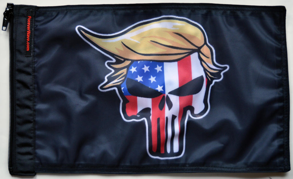 Forever Wave Specialty Car Flags Trump Punisher Flag Forever Wave - 5501