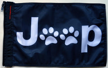 Load image into Gallery viewer, Forever Wave Specialty Car Flags Jeep Paws Flag Forever Wave - 5521