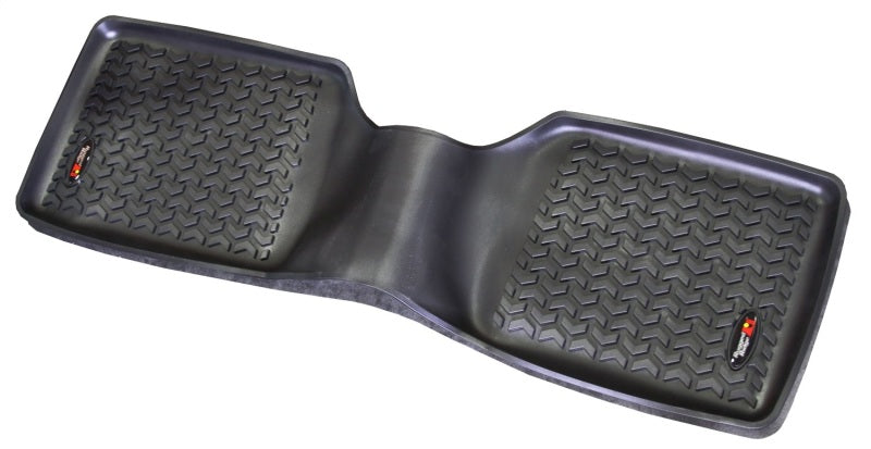 Rugged Ridge Floor Mats - Rubber Rugged Ridge Floor Liner Rear Black 1984-2001 Jeep Cherokee XJ