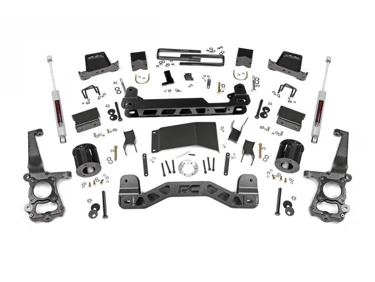 Rough Country Lift Kits 6 Inch Suspension Lift Kit Lifted Struts 15-20 F-150 4WD Rough Country - 55731