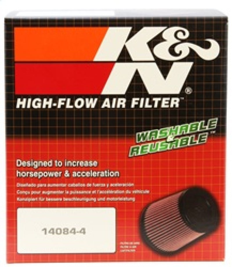 K&N Engineering Air Filters - Drop In K&N Universal Filter 3 inch Flange 6 inch Base 5 1/4 inch Top 5 inch Height w/ Polished Top