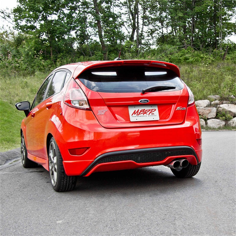 MBRP Catback MBRP 14-19 Ford Fiesta ST 1.6L EcoBoost 3in Dual Outlet T409 Cat Back