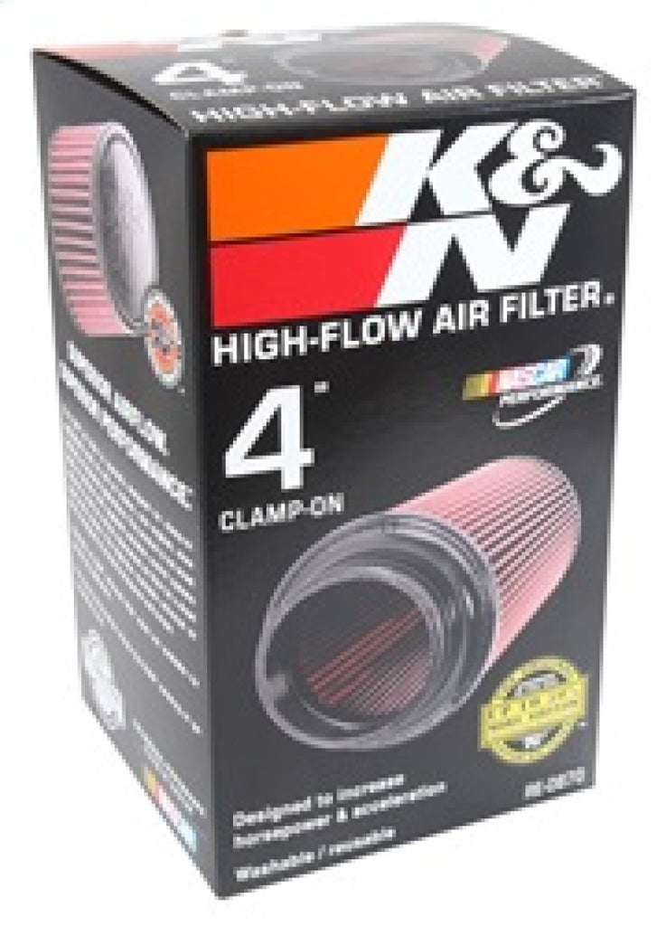 K&N Engineering Air Filters - Universal Fit K&N Universal Rubber Filter 4inch FLG / 6inch OD-B / 4-5/8inch OD-T / 9inch H