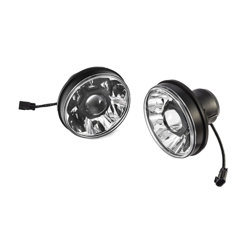 KC HiLiTES Headlights KC HiLiTES 18-20 Jeep JL/JT 7in. Gravity LED Pro DOT Approved Replac. Headlight (Pair Pack Sys)