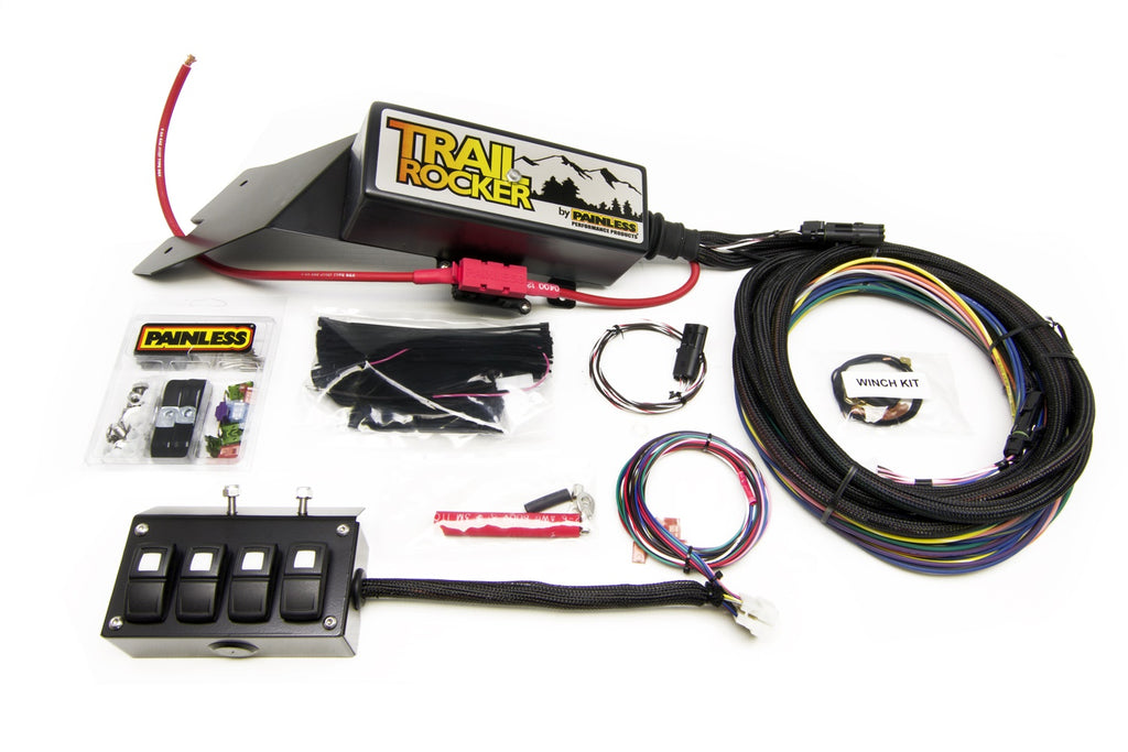 Painless Wiring Accessory Fuse / Relay Wiring Kit Trail Rocker System Kit