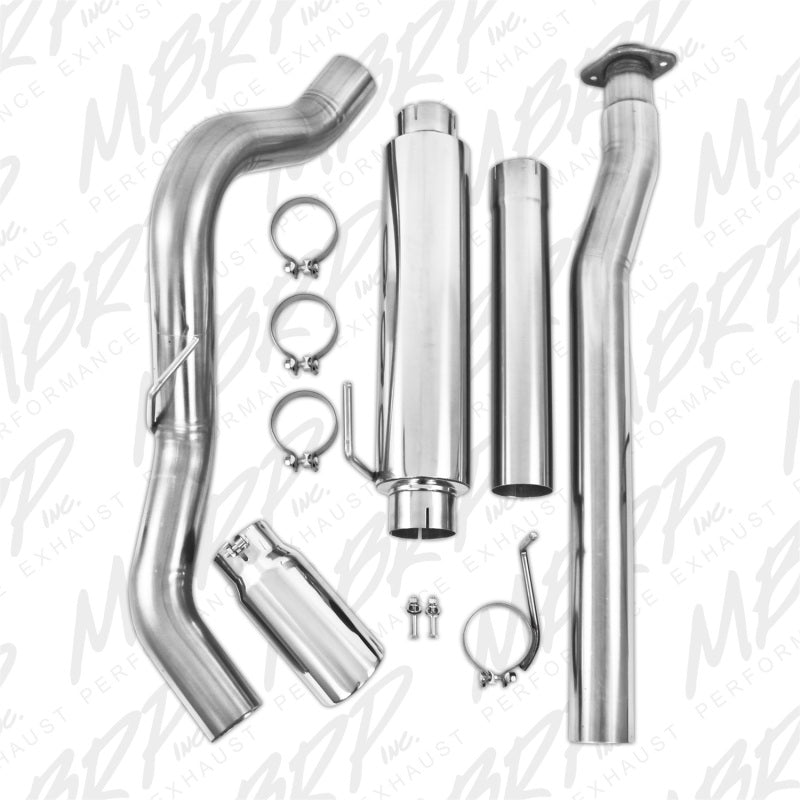 MBRP Catback MBRP 11-13 Ford F-150 3.5L V6 EcoBoost 4in Cat Back Single Side T409 Exhaust System