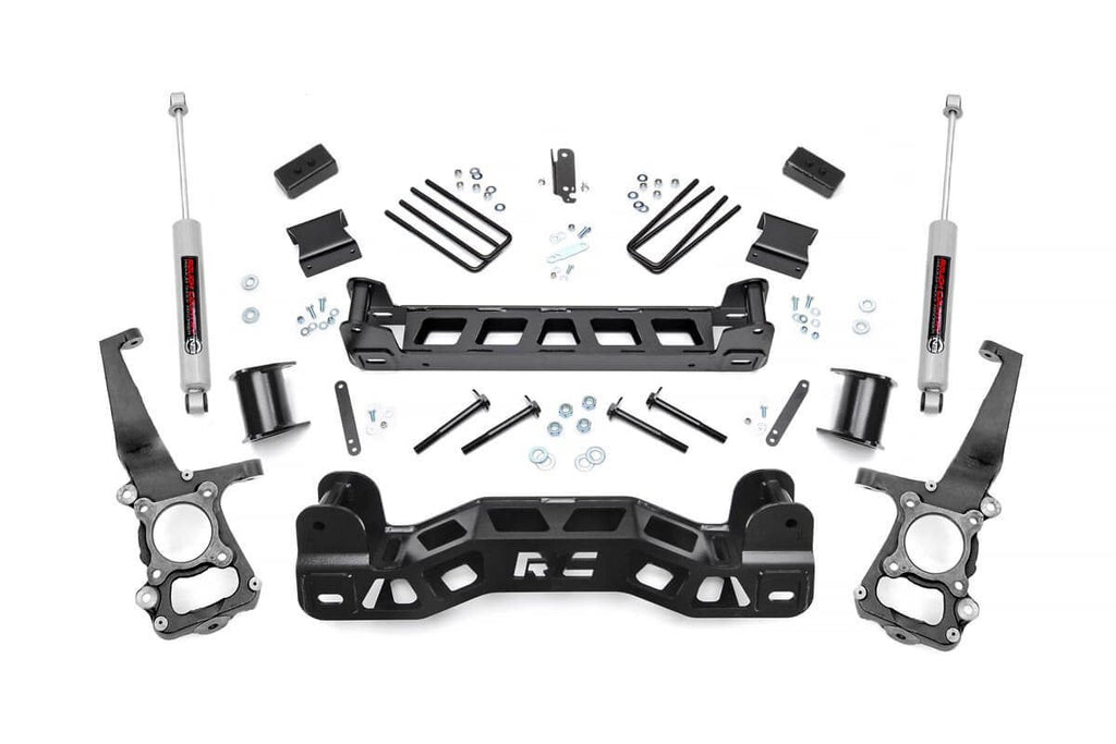 Rough Country Lift Kits 4 Inch Suspension Lift Kit w/N3 Shocks 09-10 F-150 Rough Country - 57231