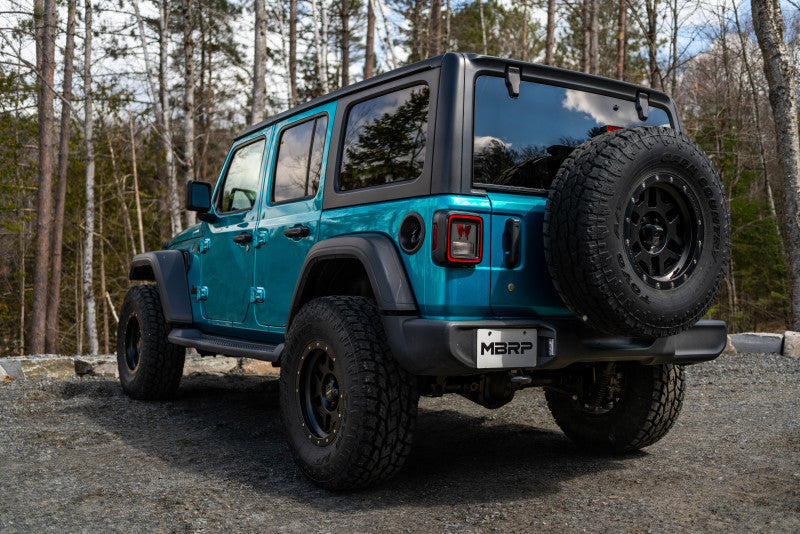 MBRP Muffler Delete Pipes MBRP 2.5in Axle Back Muffler Bypass Pipe 18-20 Jeep Wrangler JL 2DR/4DR 3.6L T409