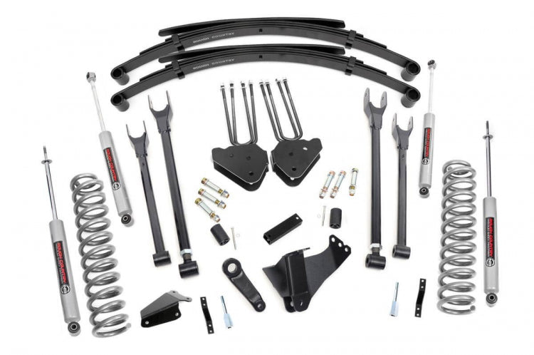 Rough Country Lift Kits 6 Inch Ford 4-Link Suspension Lift System Gas 05-07 F-250/F-350 Super Duty Rough Country - 583.20