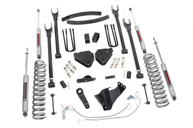 Rough Country Lift Kits 6 Inch Ford 4-Link Suspension Lift Kit Diesel 02-10 F-250/F-350 Super Duty Rough Country - 584.20