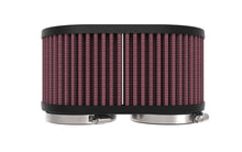 Load image into Gallery viewer, K&amp;N Engineering Air Filters - Universal Fit K&amp;N 2-1/8in DUAL FLG 6-1/4 X 4inOD 3inH Universal Clamp-On Air Filter