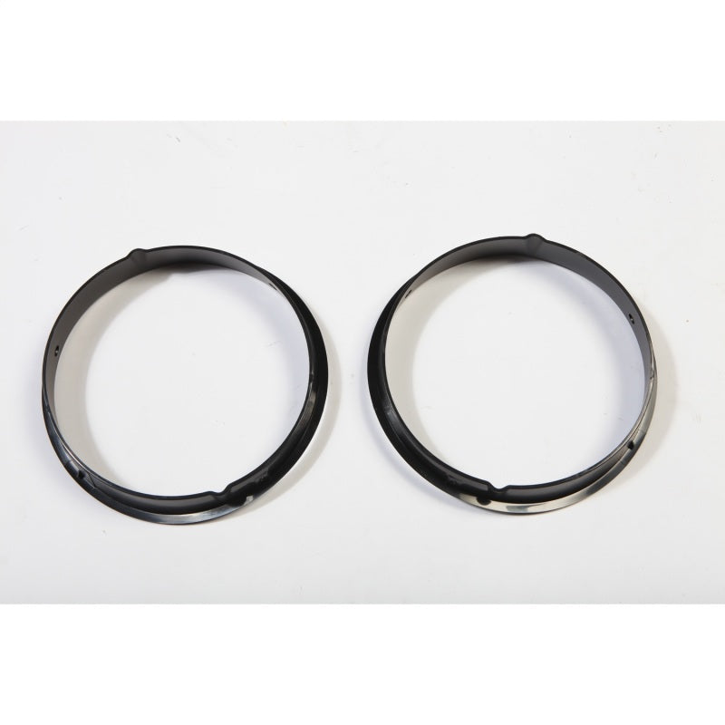 Rugged Ridge Light Mounts Rugged Ridge Headlight Bezels Black 97-06 Jeep Wrangler