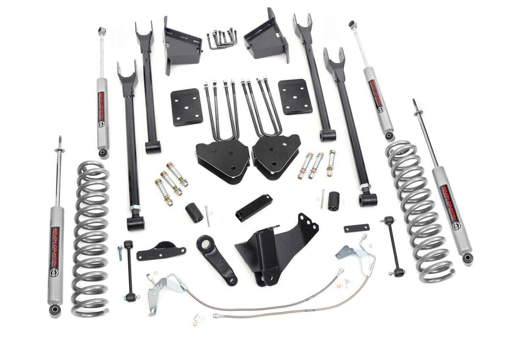 Rough Country Lift Kits 8 Inch Suspension Lift Kit 4-Link w/N3 Shocks 08-10 F-250/350 4WD Rough Country - 592.20