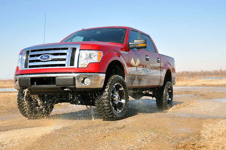 Rough Country Lift Kits 4 Inch Suspension Lift Kit Strut Spacers 09-10 F-150 4WD Rough Country - 59930