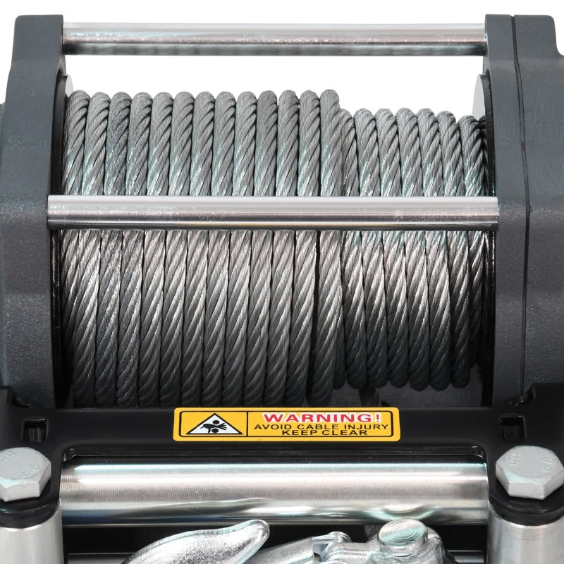 Superwinch Winches Superwinch 4500 LBS 12V DC 15/64in x 50ft Steel Rope Terra 4500 Winch - Gray Wrinkle