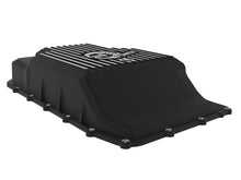 Load image into Gallery viewer, aFe Diff Covers aFe 17-24 Ford F-150 10R60/10R80 Pro Series Rear Transmission Pan Black w/ Machined Fins