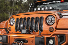 Load image into Gallery viewer, Rugged Ridge Grilles Rugged Ridge Grille Inserts Perforated 07-18 Jeep Wrangler