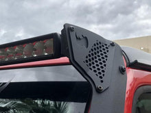 Load image into Gallery viewer, Go Rhino Light Mounts Go Rhino 18-20 Jeep Wrangler JL/JLU/Gladiator JT XE Windshield Light Bar Mount - 50in Single Row