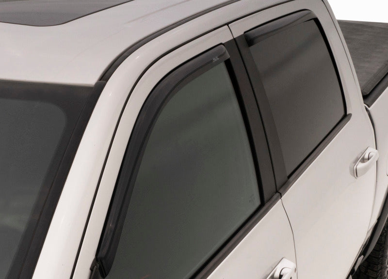 AVS Wind Deflectors AVS 2019 GMC 1500 Extended Cab/DC Ventvisor In-Channel Front & Rear Window Deflectors 4pc - Smoke