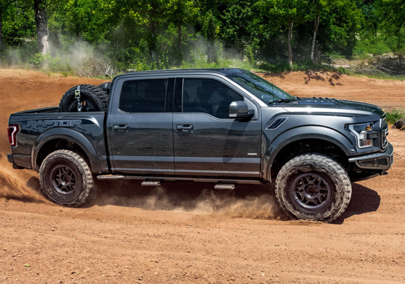 N-Fab Body Armor & Rock Rails N-Fab RKR Rails 15-17 GMC - Chevy Canyon/Colorado Crew Cab - Tex. Black - 1.75in
