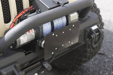 Load image into Gallery viewer, Rugged Ridge Apparel Rugged Ridge Front Hawse Fairlead License Plate Mounting Bracket