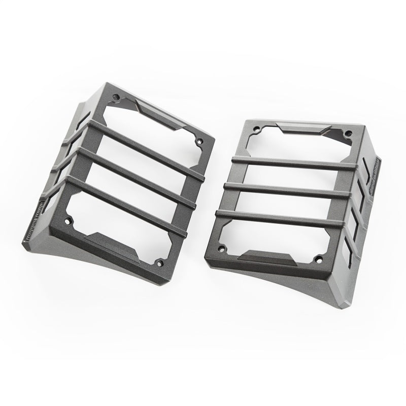 Rugged Ridge Light Covers and Guards Rugged Ridge 07-18 Jeep Wrangler JK Black Elite Tail Light Guards