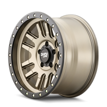 Load image into Gallery viewer, Dirty Life Wheels - Cast Dirty Life 9309 Canyon Pro 17x9/5x127 BP/-12mm Offset/71.5mm Hub Satin Gold Wheel - Beadlock