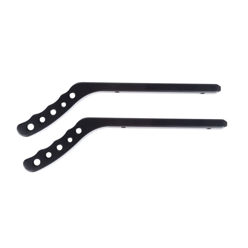 Rugged Ridge Dash & Interior Trim Rugged Ridge Aluminum Grab Handles Rear Pair Black 07-18 Jeep Wrangler JK/JKU