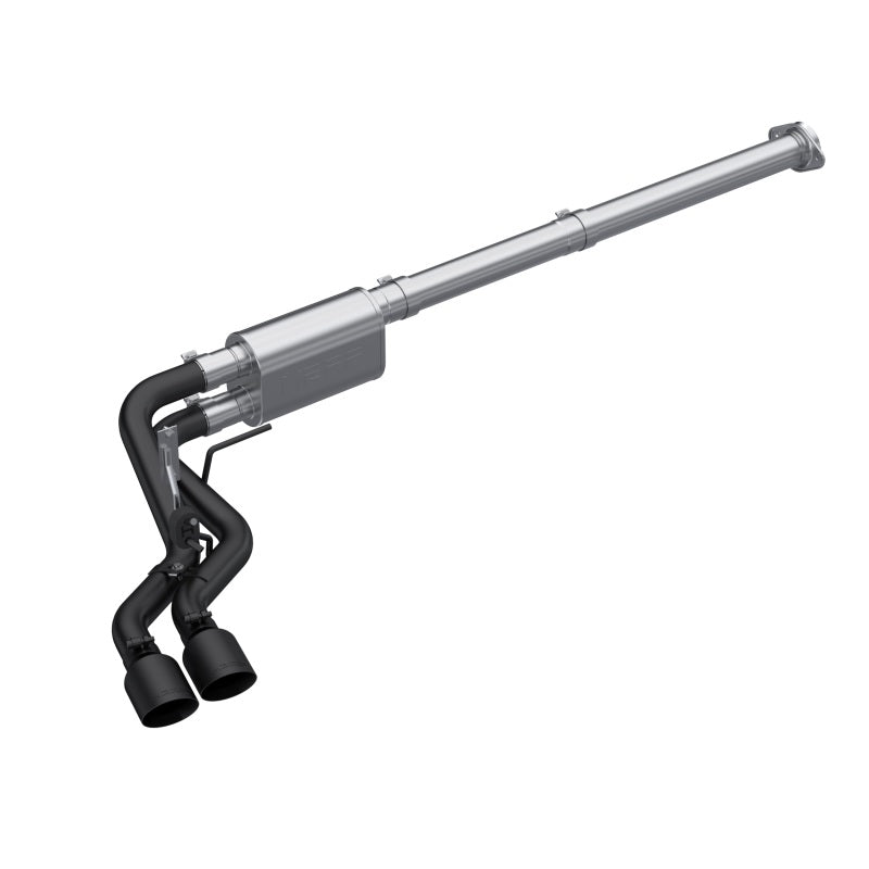 MBRP Catback MBRP 2021 Ford F-150 2.7L EcoBoost / 3.5L EcoBoost / 5.0L 3in Cat Back Single Side Exit Black