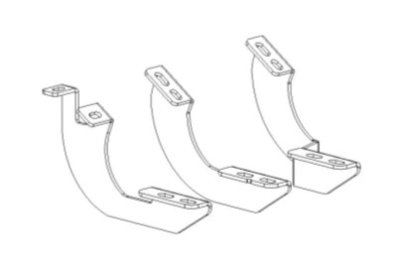 Go Rhino Brackets Go Rhino 2024 Toyota Tacoma DC 4dr Mounting Brackets (V-Series V3/RB10 Slim/RB20 Slim) - Tex. Blk