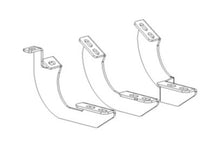 Load image into Gallery viewer, Go Rhino Brackets Go Rhino 2024 Toyota Tacoma DC 4dr Mounting Brackets (V-Series V3/RB10 Slim/RB20 Slim) - Tex. Blk