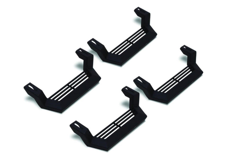 Rampage Side Steps Rampage 1999-2019 Jeep Rock Rail Short Step Universal 4 Piece Set - Black