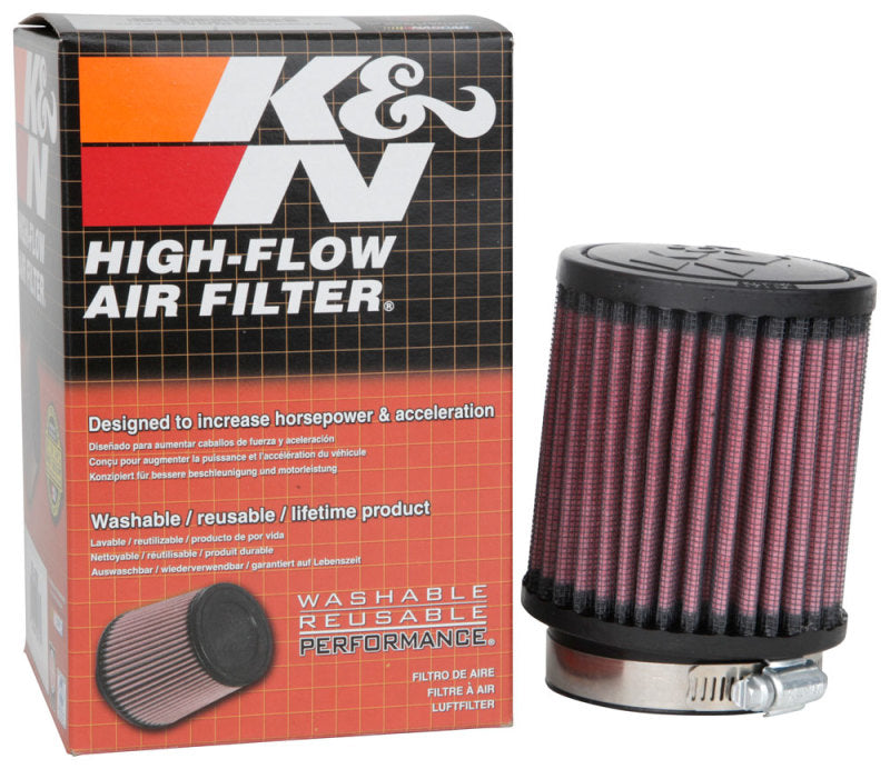 K&N Engineering Air Filters - Universal Fit K&N Universal Rubber Filter 2.5 inch 5 Degree FLG 3.5 inch OD 4 inch Height