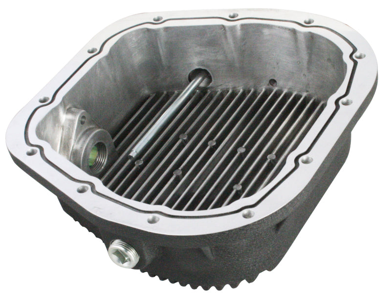 aFe Diff Covers aFe Power Rear Differential Cover (Machined) 12 Bolt 9.75in 11-13 Ford F-150 EcoBoost V6 3.5L (TT)