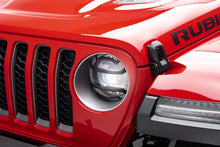 Load image into Gallery viewer, Rugged Ridge Light Covers and Guards Rugged Ridge 18-20 Jeep Wrangler JL / 2020 Jeep Gladiator JT Black Elite Headlight Guards Black